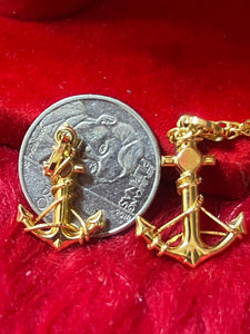 18K ANCHOR PENDANT