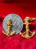 18K ANCHOR PENDANT