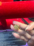 WHEEL MENS RING SEMI SOLID