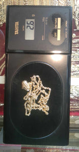 18K ROPE NECKLACE SIZE 20