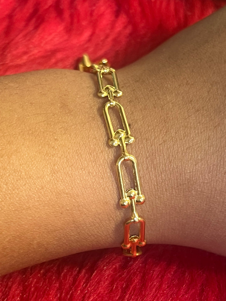 FLAT HARDWARE BRACELET SIZE 7