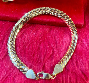 18K SNAKE BRACELET 7MM