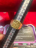 WHEEL MENS RING SEMI SOLID