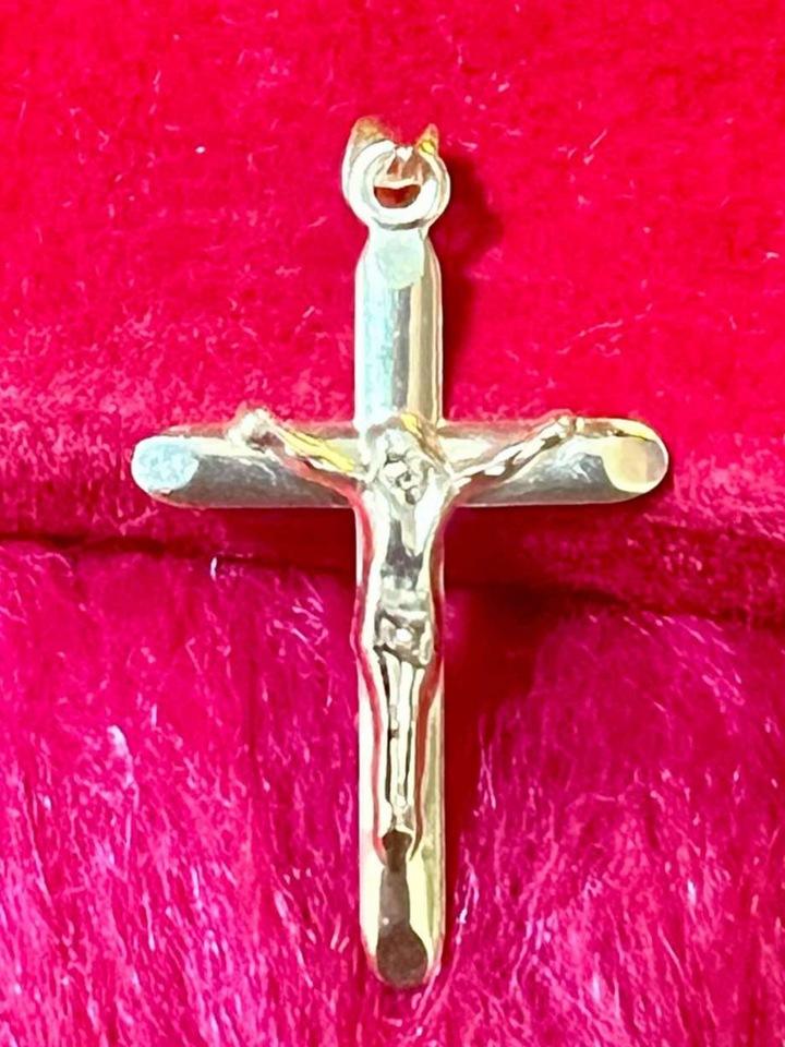 CROSS PENDANT OPEN BACK LIGHTWEIGHT