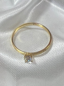 18k Cartier Ring with russian stones
