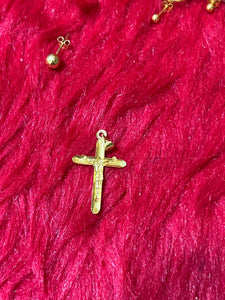 CROSS PENDANT OPEN BACK